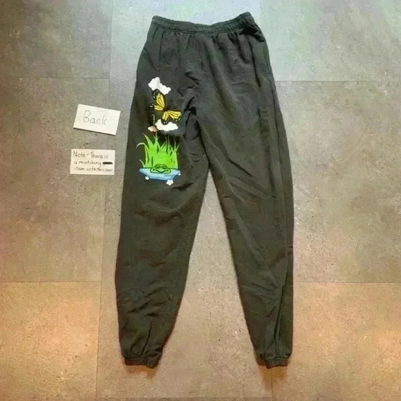 PACSUN Graphic Joggers Size Small Like New - Picture 2 of 2